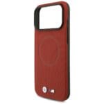 BMW M FW Metal Logo MagSafe Red Kryt iPhone 17 Pro Max