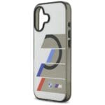 BMW M IML Metal Buttons Tricolor Lines MagSafe Anthracite Kryt iPhone 17