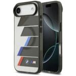 BMW M IML Metal Buttons Tricolor Lines MagSafe Anthracite Kryt iPhone 17 Air