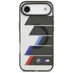 BMW M IML Metal Buttons Tricolor Lines MagSafe Anthracite Kryt iPhone 17 Air