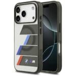 BMW M IML Metal Buttons Tricolor Lines MagSafe Anthracite Kryt iPhone 17 Pro