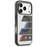 BMW M IML Metal Buttons Tricolor Lines MagSafe Anthracite Kryt iPhone 17 Pro