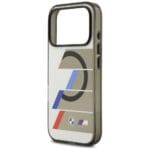 BMW M IML Metal Buttons Tricolor Lines MagSafe Anthracite Kryt iPhone 17 Pro