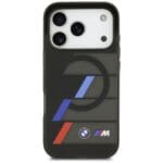 BMW M IML Metal Buttons Tricolor Lines MagSafe Black Kryt iPhone 17 Pro
