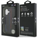 BMW M Kevlar Lines & Logo MagSafe Black Kryt iPhone 17