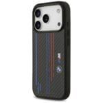 BMW M Kevlar Lines & Logo MagSafe Black Kryt iPhone 17 Pro
