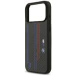 BMW M Kevlar Lines & Logo MagSafe Black Kryt iPhone 17 Pro Max