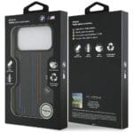 BMW M Kevlar Lines & Logo MagSafe Black Kryt iPhone 17 Pro Max