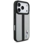 BMW M Perforated Stripe Logo MagSafe Gray Kryt iPhone 17 Pro
