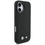 BMW M Quilted Logo MagSafe Black Kryt iPhone 17