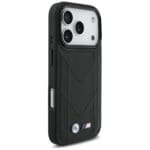 BMW M Quilted Logo MagSafe Black Kryt iPhone 17 Pro