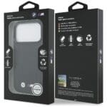 BMW M Quilted Logo MagSafe Black Kryt iPhone 17 Pro