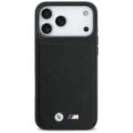 BMW M Quilted Logo MagSafe Black Kryt iPhone 17 Pro Max