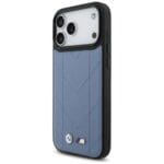 BMW M Quilted Logo MagSafe Blue Kryt iPhone 17 Pro Max