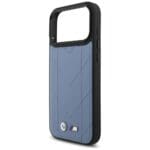 BMW M Quilted Logo MagSafe Blue Kryt iPhone 17 Pro Max