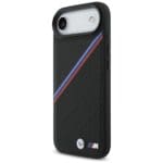 BMW M Tricolor Metal Logo MagSafe Black Kryt iPhone 17 Air