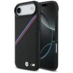 BMW M Tricolor Metal Logo MagSafe Black Kryt iPhone 17 Air