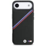 BMW M Tricolor Metal Logo MagSafe Black Kryt iPhone 17 Air