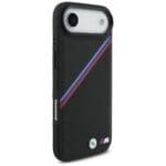 BMW M Tricolor Metal Logo MagSafe Black Kryt iPhone 17 Air