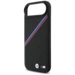 BMW M Tricolor Metal Logo MagSafe Black Kryt iPhone 17 Air