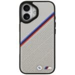 BMW M Tricolor Metal Logo MagSafe Gray Kryt iPhone 17