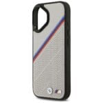 BMW M Tricolor Metal Logo MagSafe Gray Kryt iPhone 17