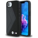 BMW Oversized Stripes MagSafe Black Kryt iPhone 16e