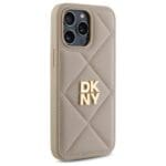 DKNY DKHCP14XPQDSLE Beige Quilted Stack Logo Kryt iPhone 14 Pro Max