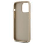 DKNY DKHCP14XPQDSLE Beige Quilted Stack Logo Kryt iPhone 14 Pro Max
