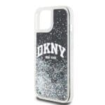 DKNY DKHCP15MLBNAEK Black Hardcase Liquid Glitter Big Logo Kryt iPhone 14 Plus/15 Plus