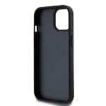 DKNY DKHCP15MPCPTSSK Black Hardcase Leather Checkered Mono Pattern Kryt iPhone 14 Plus/15 Plus