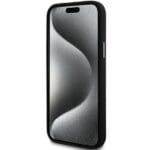 DKNY DKHCP15MSMCBSK Black Hardcase Liquid Silicone Metal Logo Kryt iPhone 14 Plus/15 Plus