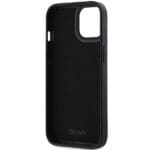 DKNY DKHCP15S3DRPWK Black Hardcase 3D Rubber Repeat Pattern Kryt iPhone 13/14/15