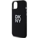 DKNY DKHCP15SSMCBSK Black Hardcase Liquid Silicone Metal Logo Kryt iPhone 13/14/15