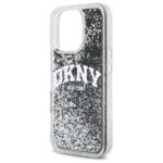 DKNY DKHCP16XLBNAEK Black Hardcase Liquid Glitter Arch Logo Kryt iPhone 16 Pro Max