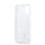DKNY DKHMN61HCPTSE Beige Hardcase IML Checkered Mono Pattern & Printed Strip Kryt iPhone 11/XR