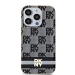 DKNY DKHMP13LHCPTSK Black Hardcase IML Checkered Mono Pattern & Printed Kryt iPhone 13/13 Pro