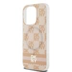 DKNY DKHMP13XHCPTSP Pink Hardcase IML Checkered Mono Pattern & Printed St Kryt iPhone 13 Pro Max