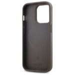DKNY DKHMP14LPCPVSLE Beige Hardcase Leather Checkered Mono Pattern MagSafe Kryt iPhone 14 Pro