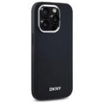 DKNY DKHMP14LPSCMCLK Black Hardcase Plain Logo MagSafe Kryt iPhone 14 Pro