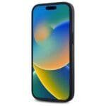 DKNY DKHMP14SPSCMCLK Black Hardcase Plain Logo MagSafe Kryt iPhone 14