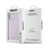 DKNY DKHMP14XSMCHLP Pink Hardcase Liquid Silicone Small Metal Logo MagSafe Kryt iPhone 14 Pro Max