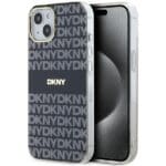 DKNY DKHMP15MHRHSEK Black Hardcase IML Mono & Stripe MagSafe Kryt iPhone 14 Plus/15 Plus