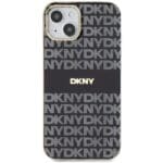 DKNY DKHMP15MHRHSEK Black Hardcase IML Mono & Stripe MagSafe Kryt iPhone 14 Plus/15 Plus