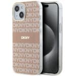 DKNY DKHMP15MHRHSEP Pink Hardcase IML Mono & Stripe MagSafe Kryt iPhone 14 Plus/15 Plus