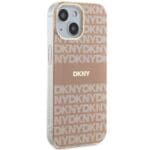 DKNY DKHMP15MHRHSEP Pink Hardcase IML Mono & Stripe MagSafe Kryt iPhone 14 Plus/15 Plus