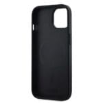 DKNY DKHMP15MPCPVSLK Black Hardcase Leather Checkered Mono Pattern Mag Kryt iPhone 14 Plus/15 Plus