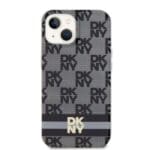 DKNY DKHMP15SHCPTSK Black Hardcase IML Checkered Mono Pattern & Printed Kryt iPhone 13/14/15