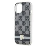 DKNY DKHMP15SHCPTSK Black Hardcase IML Checkered Mono Pattern & Printed Kryt iPhone 13/14/15