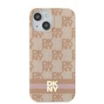 DKNY DKHMP15SHCPTSP Pink Hardcase IML Checkered Mono Pattern & Printed Kryt iPhone 13/14/15